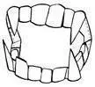 vampire teeth