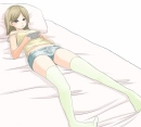 playing in the bed