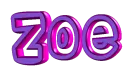 ZOE purple pink pulse