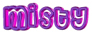 MISTY purple pink pulse