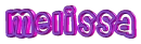 MELISSA purple pink pulse