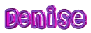DENISE purple pink pulse