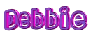 DEBBIE purple pink pulse