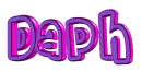 DAPH purple pink pulse
