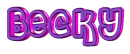 BECKY purple pink pulse