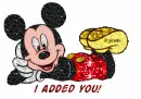 i added you!(mickey mouse)