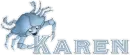Karen blue crab