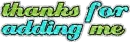 tnx fo adding me