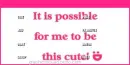 It is possible to be this cute
