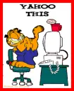 garfield at the computer