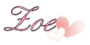 Zoe with hearts