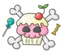 skull cuppycake
