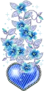 blue flowers