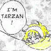 Purin is Tarzan
