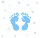 Baby boy background