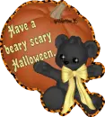 Have a beary scary Halloween. 