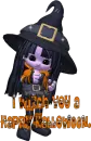 I witch you a Happy Halloween. 