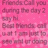 Friends Vs. Best Friends