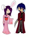 Manga girl  and boy