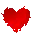 red hearts