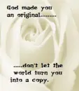 god made you...