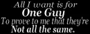 one guy...