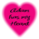 Adam has my heart