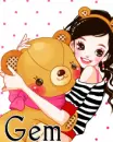 GEM BEAR DOLL KAWAII