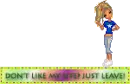 don't like my site