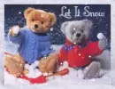 two teddy bears