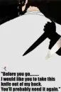 back stabber