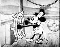 black & white mickey mouse