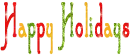 happy holidays