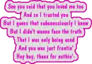 Saying