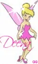 Tinkerbell (pink with sparkles)- Deena