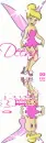 Tinkerbell (pink with sparkles & water reflection)- Deena