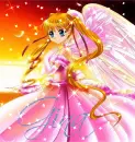 Angel Anime (pink with sparkles)- Gina