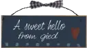 a sweet hello from gied