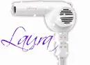 Blow Dry (white with sparkles)- Laura