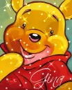 Pooh Drawing (with sparkles)- Gina 