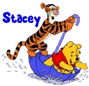 Pooh & Tigger riding Umbrella (animated)- Stacey