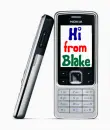 Cell Phone (silver nokia)- Hi From Blake