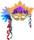 Brandy Mardi Gras Mask