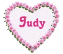 Sparkling Pink Roses Heart -  Judy