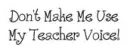 Teacher Voice
