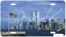 Twin Towers (half-staff flag) Tag- Remember