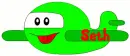 Happy Cartoon Airplane- Seth