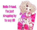 dropping by to say hi