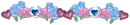 pink blue heart - div - vday
