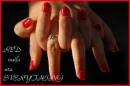 red nails